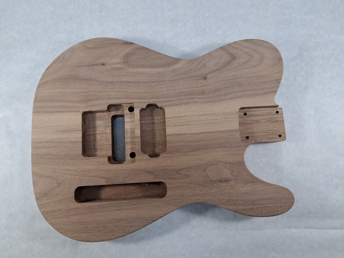 Walnut Hxx body - Tele - for Fender Strat Stratocaster neck Floyd
