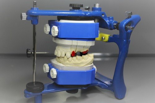 Dental articulator + removable organizers attachment+5 Bases & 1 frame - Foto 2 di 12