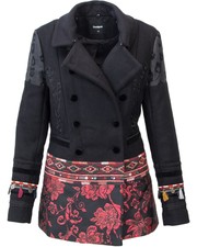 Desigual Washington Jacket Brocade Bottom Tassle Arms 36-46 Uk8-18 Rrp£269