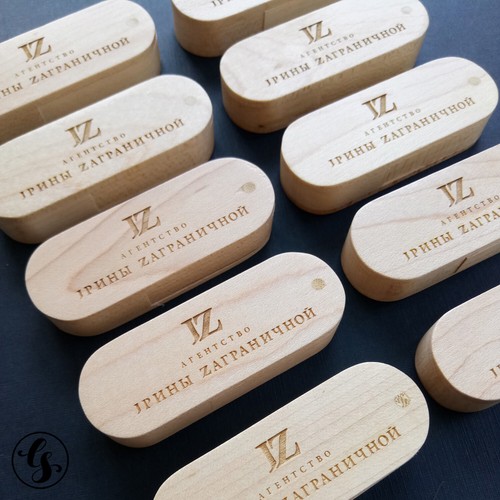 Unità flash memoria USB 2.0 3.0 legno senza personalizzazione testo logo personalizzato - Foto 12 di 13