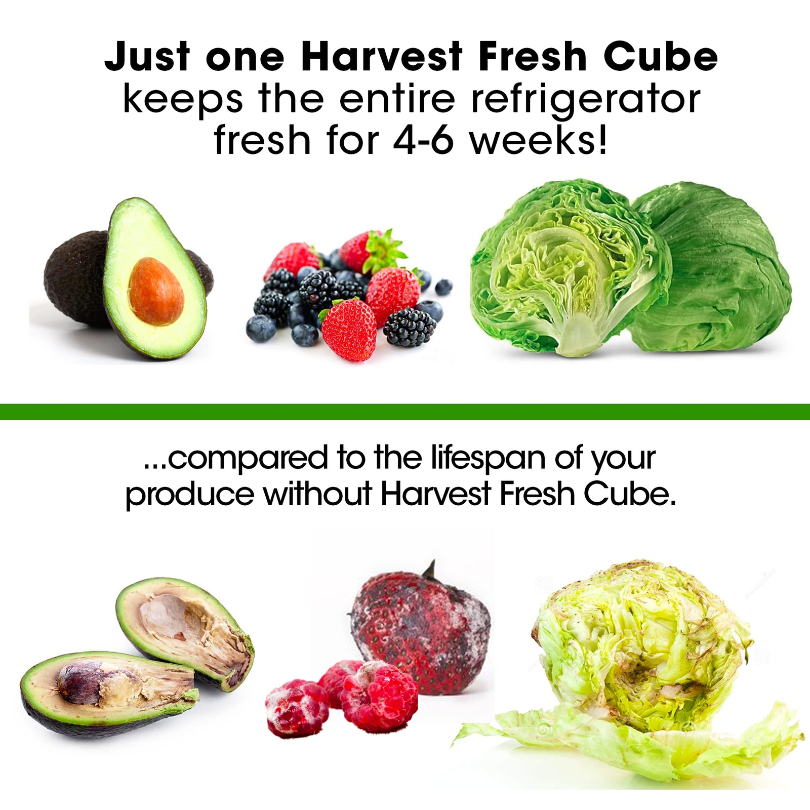 Produce Saver | Extend Produce Shelf Life Up To 4 To 6 Weeks | Simply Unwrap And