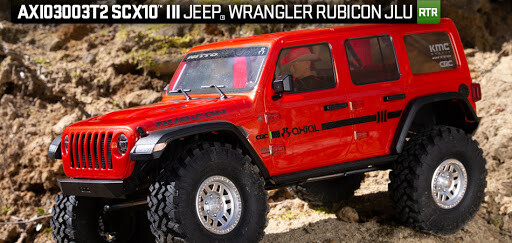 Axial SCX10 III Jeep JL Wrangler 1:10 Scale RTR Rock Crawler with