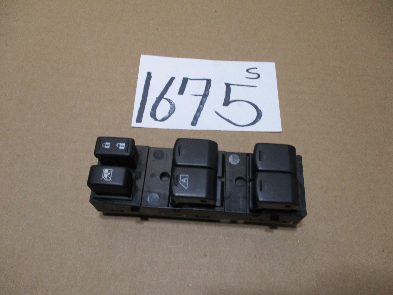 07 08 09 10 11 12 Altima MASTER Window Switch Control Power DRIVER #1675-S 