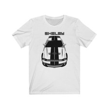 Ford Mustang Shelby GT500 2007-2009 - Black Stripes - Multi-color T-shirt