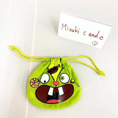 Happy Tree Friends Nutty Drawstring Bag Pouch Purse Green Face Candy HTF Rare