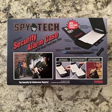RARE VINTAGE 1991 SPY TECH ELECTRONIC SECURITY ALARM CASE TYCO NEW/SEALED