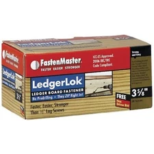 FastenMaster FMLL358-50 LedgerLOK Ledger Board Fastener, 3-5/8 Inches, 50-Count