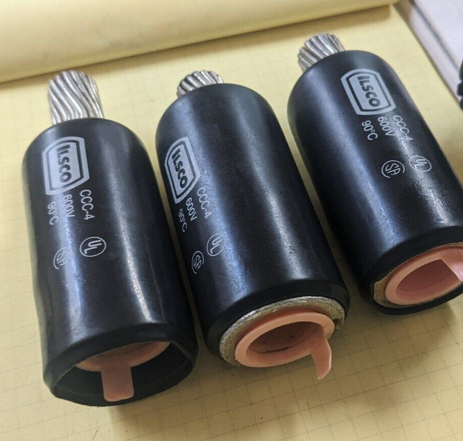 (3) ILSCO Copper Pigtail Adaptor CCC4 600V 500 MCM eBay