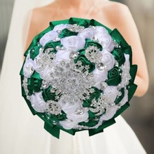 European Style Luxury Rhinestone Bouquet Wedding Flowers Bridesmaids Hand Decor