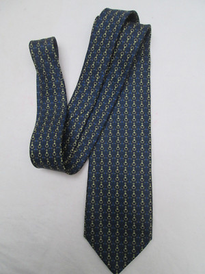 Cravate En Soie 100% Brioni - Vintage, Occasion - Longueur 160 Cm, Largeur 10 Cm, Noir