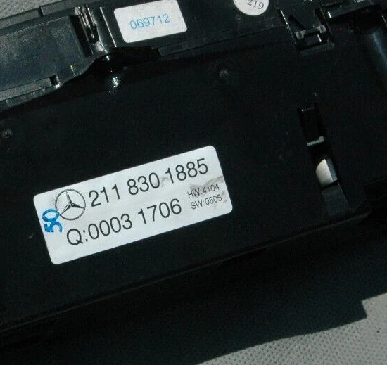 2006 Mercedes E350 E550 controle climático HVAC OEM # 2118301885 - Imagem 3 de 4