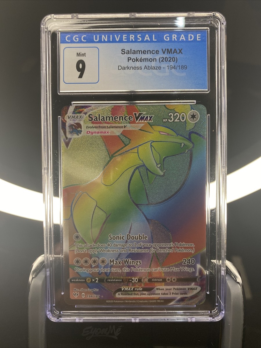 salamence vmax pokemon card value Blood Moon Form [1] Sonic DoubleThis attack does 40 damage to 2 of your opponents Pokmon Pokemon - Salamence Vmax 194/189