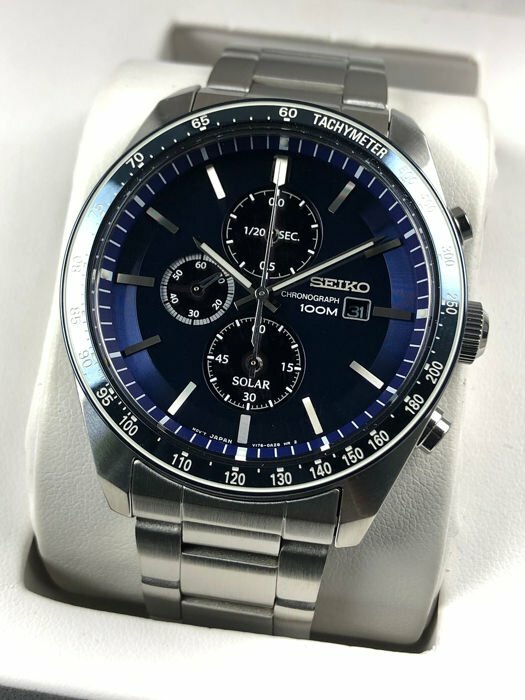 Seiko Solar Blue Men's Watch - SSC719P1 for sale online | eBay
