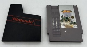 Jackal NES Box Game Dust Cover Tested  (Nintendo Entertainment System, 1987)