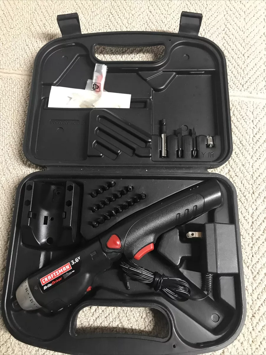 Craftsman brite driver 3.6 v deals
