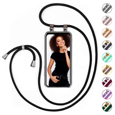 Handy Kette für Xiaomi Redmi Note 9 Hülle mit Band Bumper Kordel Umhängehülle