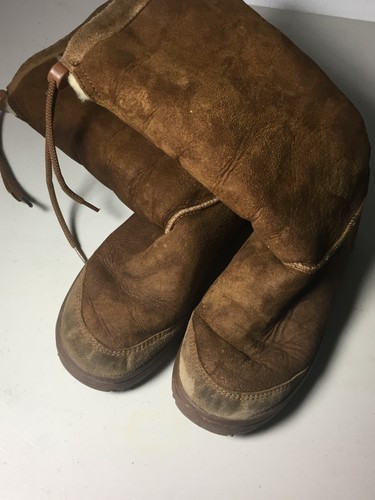 ugg boots 7.5 womens distressed leather 