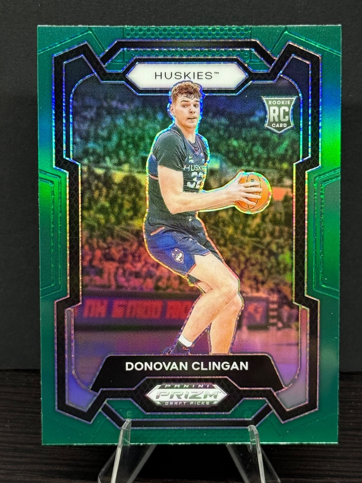 2024 Panini Prizm Draft Picks - Donovan Clingan #95 Green Prizm (RC)