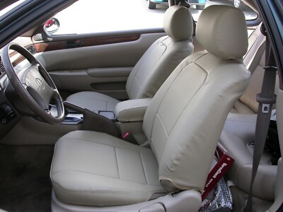 FOR LEXUS SC300 SC400 1992-98 IGGEE S.LEATHER CUSTOM MADE SEAT COVERS 13 COLORS