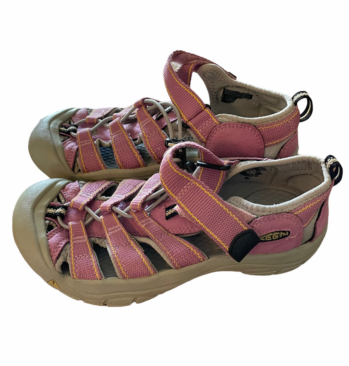 KEEN Newport H2 rosa impermeabili scarpe da esterno taglia 4 escursionismo punta chiusa