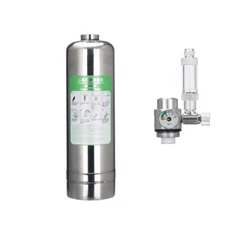 Aquarium Fish Tank CO2 Generator Stainless Steel CO2 Cylinder Reactor 1L 2L DIY