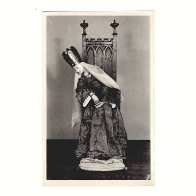 Postcard postcard toy museum Sonneberg / doll Kriemhild a. Etzel's wife 1961