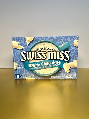   New Exclusive Swiss Miss White Chocolate Vanilla Cocoa Mix Box 11.04oz