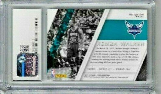Kemba Walker rc 初年度 silver prizm psa10 2017 Panini Prizm Kemba
