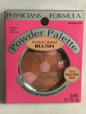 Physicians Formula Powder Palette Multi-Colored Blush, Blushing Nude # 3538 