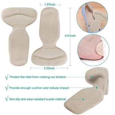 Pedimend™ 2X Back of Heel Cushion Pads, Anti Blister Shoe Liners Heel Protectors