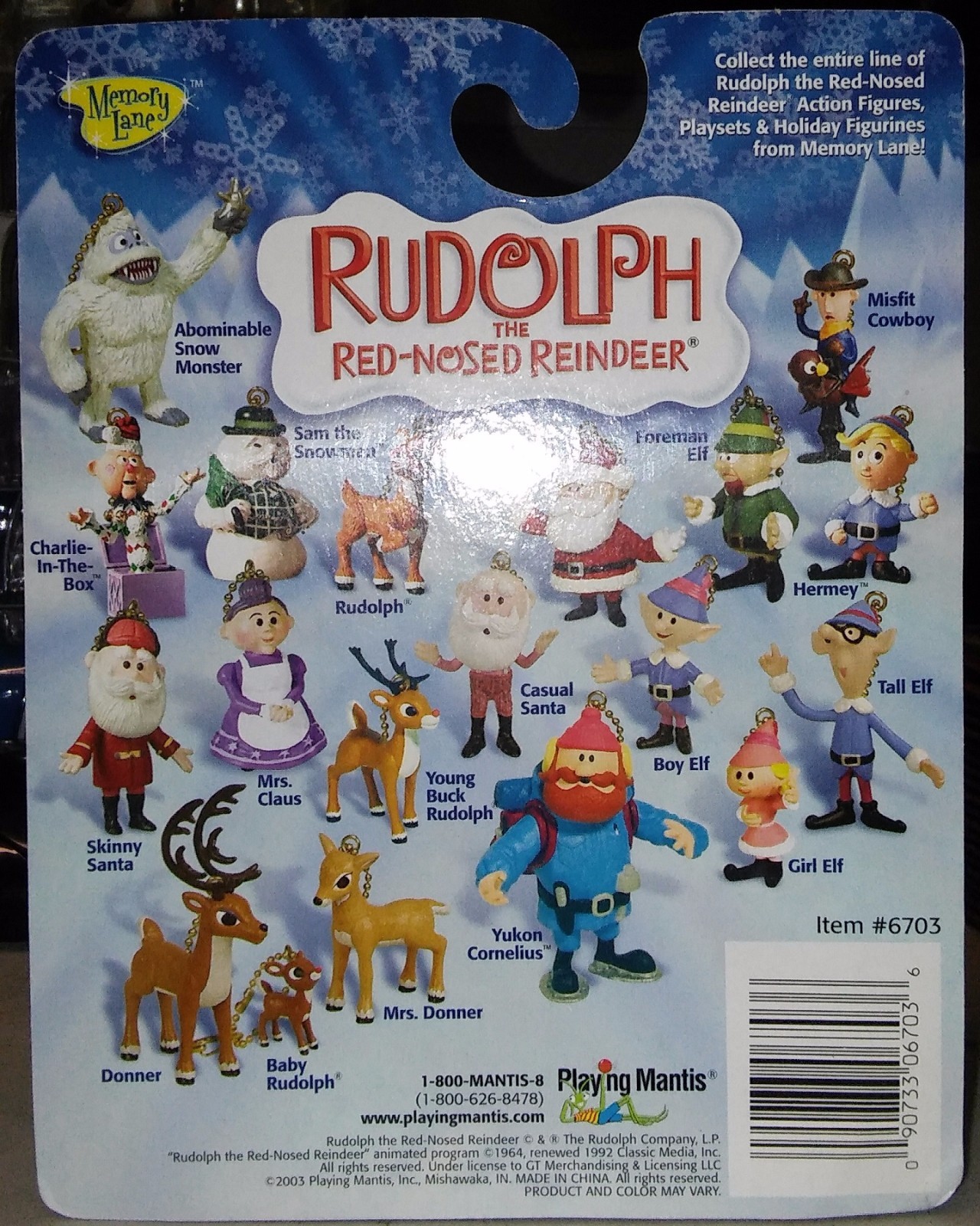 rudolph the red nosed reindeer action figures