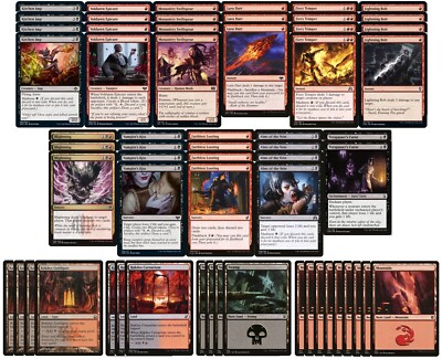 Tier 1 Rakdos Madness Pauper Deck - Red Black - Very Powerful - 60 Card MTG!!!  | eBay