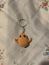 Tiny handmade potato keychain