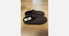 Kirkland Signature Men's Clog Slippers Shearling Sheepskin Brown, Size 8 NWT
