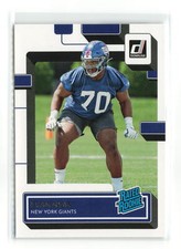 EVAN NEAL #398 2022 PANINI DONRUSS GIANTS Rated Rookie