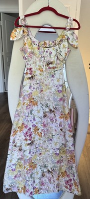Zimmermann Harmony floral Shoulder Tie Dress Brand New Size AU 0 Small