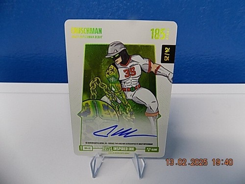 2024 Bo Jackson Battle Arena ADLEY RUTSCHMAN CRUSHMAN /25 Auto BFA-22 Glow Ink