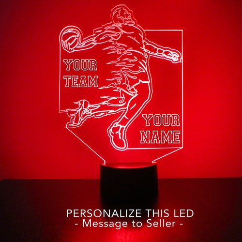 Lámpara de ventilador deportivo LED de baloncesto Sacramento Kings con luz nocturna, personalizada GRATUITA - Imagen 9 de 12