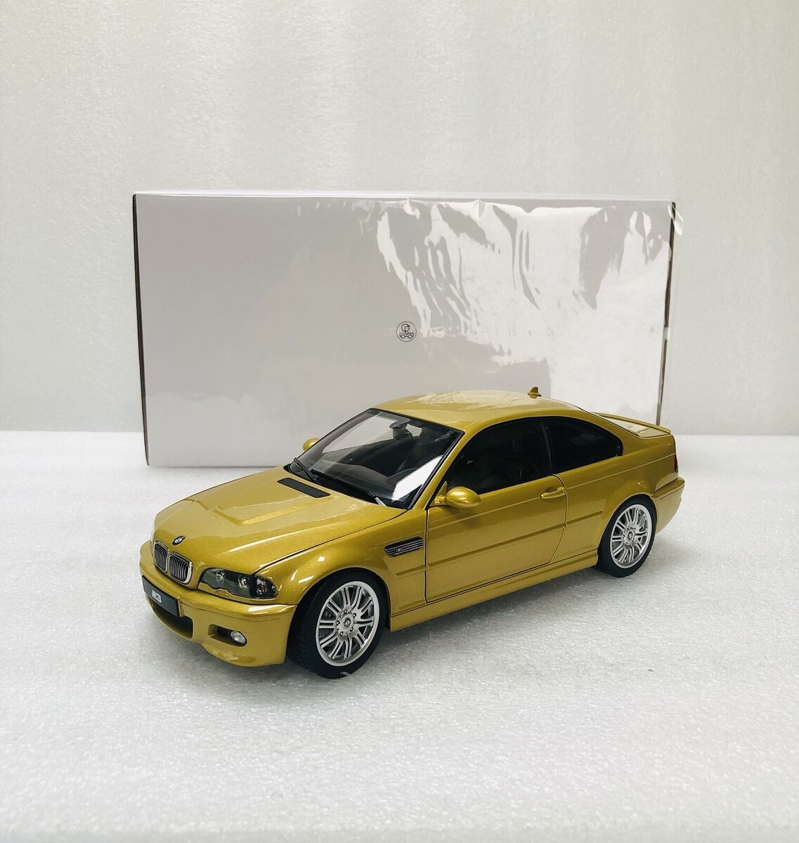 1/18 NOREV BMW M3 (E46) Coupe 2000 Phoenix Yellow Diecast 1/18 NOREV BMW M3 (E46) Coupe 2000 Phoenix Yellow Diecast