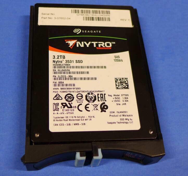 Seagate Nytro 3531 XS3200LE10004 3.2TB 2.5 inch SAS 12.0Gb/s SSD 2LZ223-004