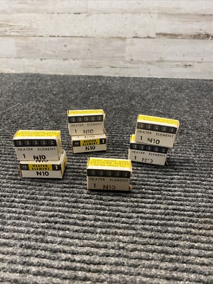 NEW LOT of 7 Allen Bradley N10, Heater Elements