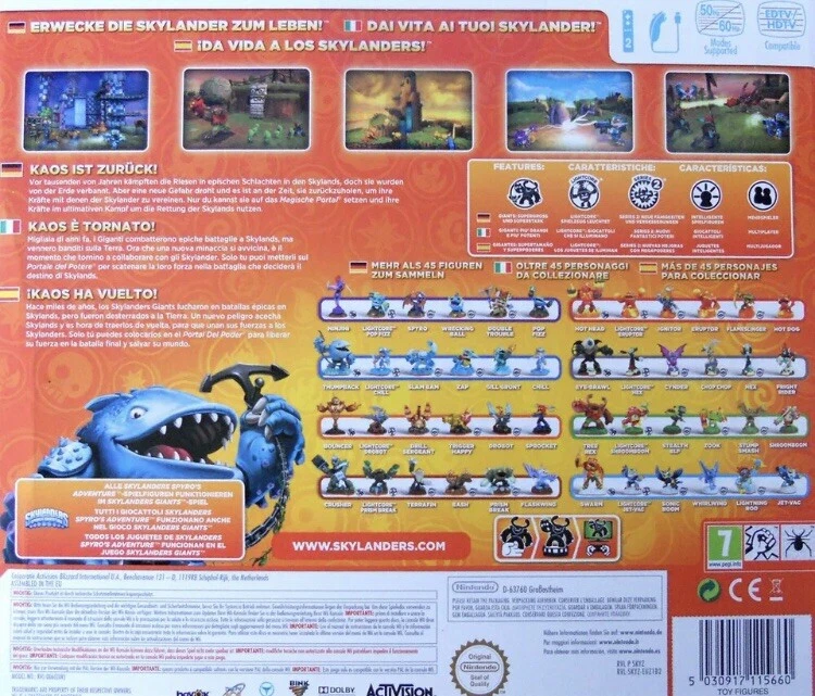 Skylanders Giants Booster Expansion Pack Nintendo WII ACTIVISION BLIZZARD - Immagine 3 di 3