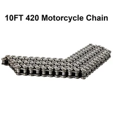420 Motorcycle Chain 10 Feet with Connecting Link,Motorcycles, Go-Karts