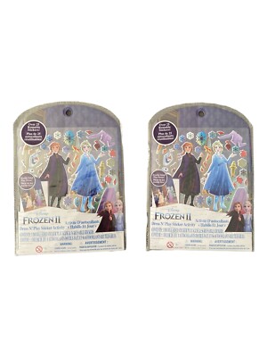 Disney Frozen Elsa & Anna Dress N Play Sticker Activity Pack - Lot of 2 ...