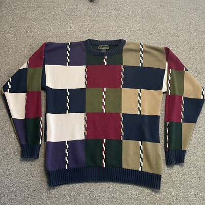 トップス 90s croft&barrow cotton knit sweater L s-l400.jpg