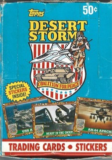 1991 TOPPS DESERT STORM CARDS 3 BOX LOT 1 of EACH SERIES 36 COUNT MINT L@@K