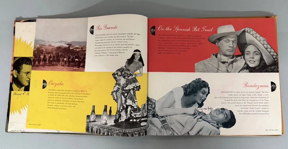 Vintage Duel In The Sun 78 rpm 4 Record Album 1946 Gregory Peck Jennifer Jones - Image 3 of 4