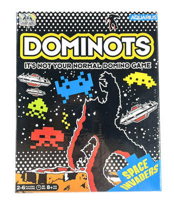 Dominots Space Invaders Glow in the Dark Domino Game 2023 New Factory Sealed