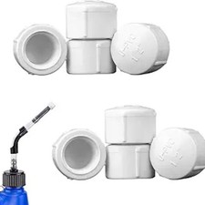 8 Pcs Racing Fuel Jug Hose Caps Compatible with 5.5 Gallon Fuel Jug- 8 Pack