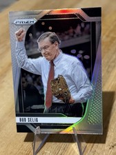 Bud Selig 2025 Prizm SILVER HOLO Parallel Hall of Fame Baseball Commissioner 